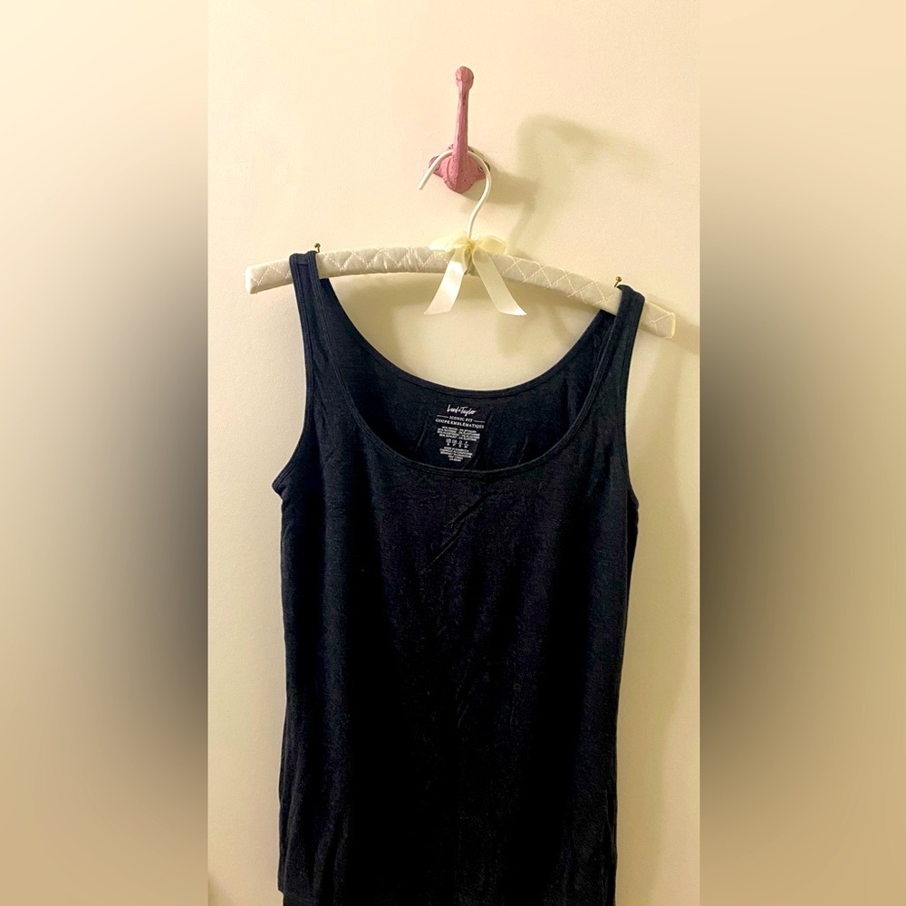 Lord and Taylor Women's Black Tank Top